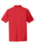 CornerStone CS418/TLCS418 Mens Select Moisture Wicking Short Sleeve Polo Shirt Red Flat Back