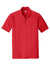 CornerStone CS418/TLCS418 Mens Select Moisture Wicking Short Sleeve Polo Shirt Red Flat Front