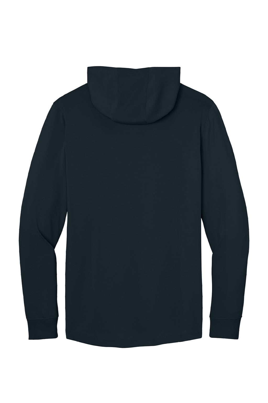 CornerStone CS440LSH Mens Workwear Pro Long Sleeve Hooded T-Shirt Hoodie Navy Blue Flat Back