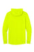 CornerStone CS440LSH Mens Workwear Pro Long Sleeve Hooded T-Shirt Hoodie Safety Yellow Flat Back