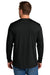 CornerStone CS440LSP Mens Workwear Pro Long Sleeve Crewneck T-Shirt w/ Pocket Black Model Back