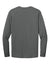 CornerStone CS440LSP Mens Workwear Pro Long Sleeve Crewneck T-Shirt w/ Pocket Metal Grey Flat Back