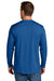 CornerStone CS440LSP Mens Workwear Pro Long Sleeve Crewneck T-Shirt w/ Pocket Royal Blue Model Back