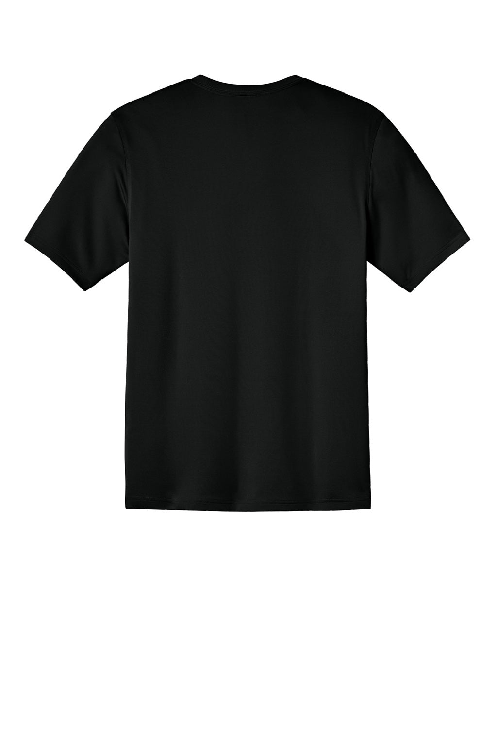 CornerStone CS440P/TLCS440P Mens Workwear Pro Short Sleeve Crewneck T-Shirt w/ Pocket Black Flat Back