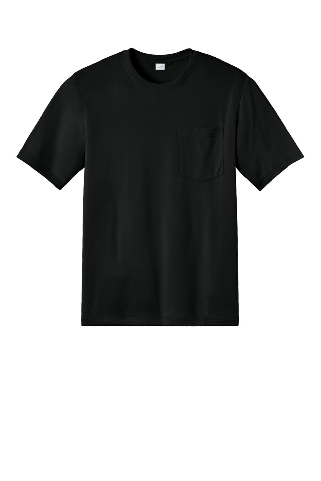 CornerStone CS440P/TLCS440P Mens Workwear Pro Short Sleeve Crewneck T-Shirt w/ Pocket Black Flat Front