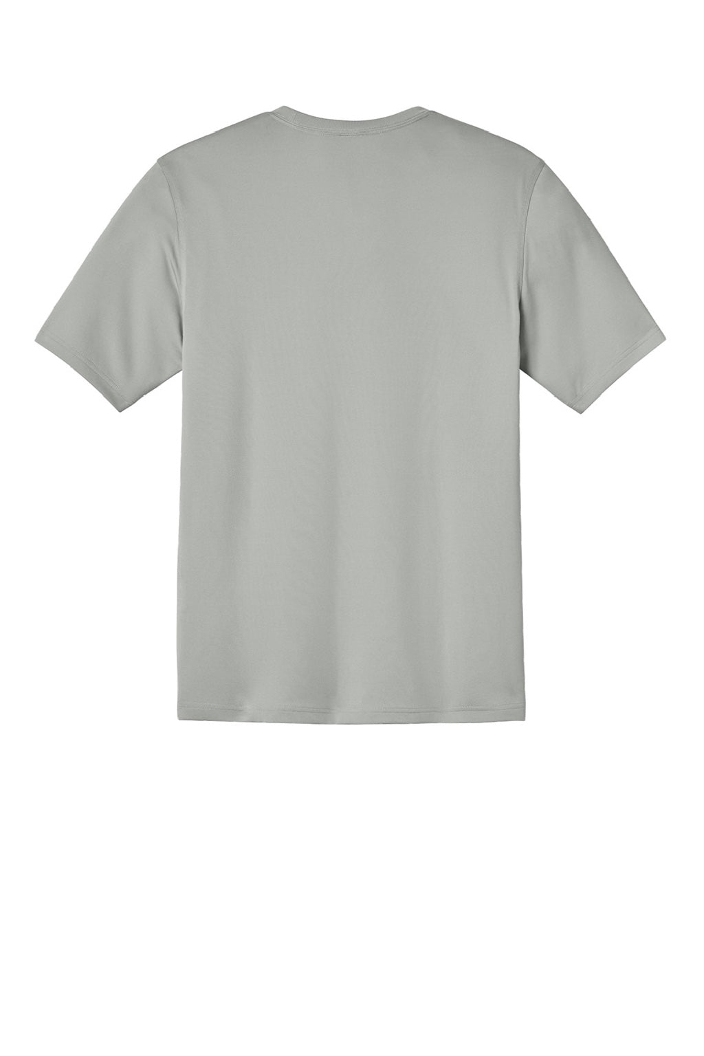 CornerStone CS440P/TLCS440P Mens Workwear Pro Short Sleeve Crewneck T-Shirt w/ Pocket Light Grey Flat Back