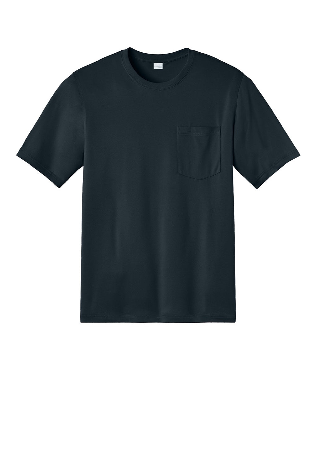 CornerStone CS440P/TLCS440P Mens Workwear Pro Short Sleeve Crewneck T-Shirt w/ Pocket Navy Blue Flat Front