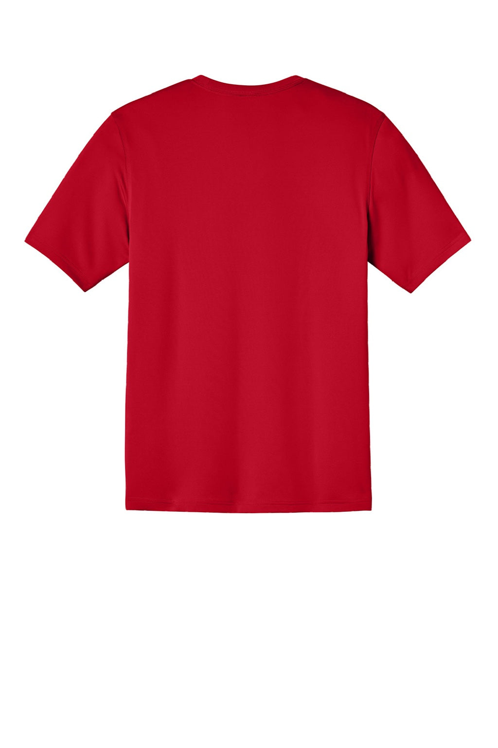 CornerStone CS440P/TLCS440P Mens Workwear Pro Short Sleeve Crewneck T-Shirt w/ Pocket Red Flat Back