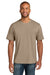 CornerStone CS440P/TLCS440P Mens Workwear Pro Short Sleeve Crewneck T-Shirt w/ Pocket Silver Tan Model Front