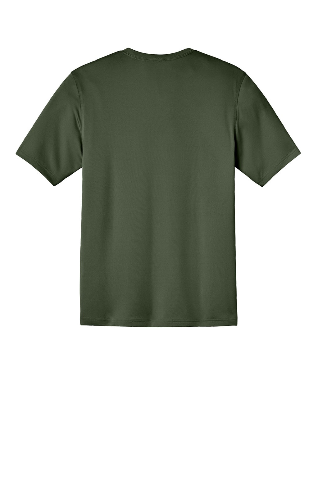 CornerStone CS440P/TLCS440P Mens Workwear Pro Short Sleeve Crewneck T-Shirt w/ Pocket Tactical Green Flat Back