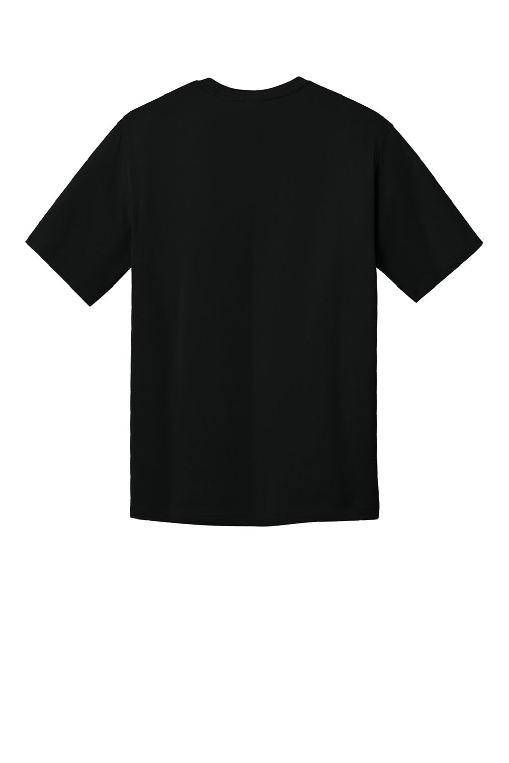 CornerStone CS440 Mens Workwear Pro Short Sleeve Crewneck T-Shirt Black Flat Back