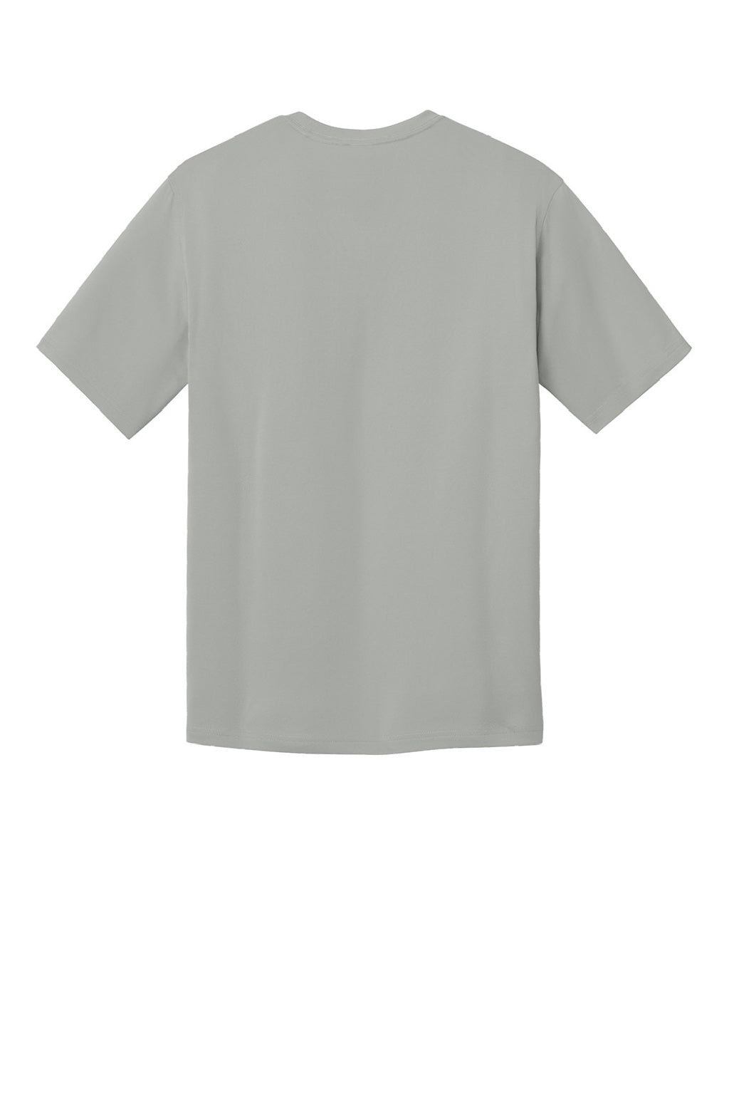 CornerStone CS440 Mens Workwear Pro Short Sleeve Crewneck T-Shirt Light Grey Flat Back