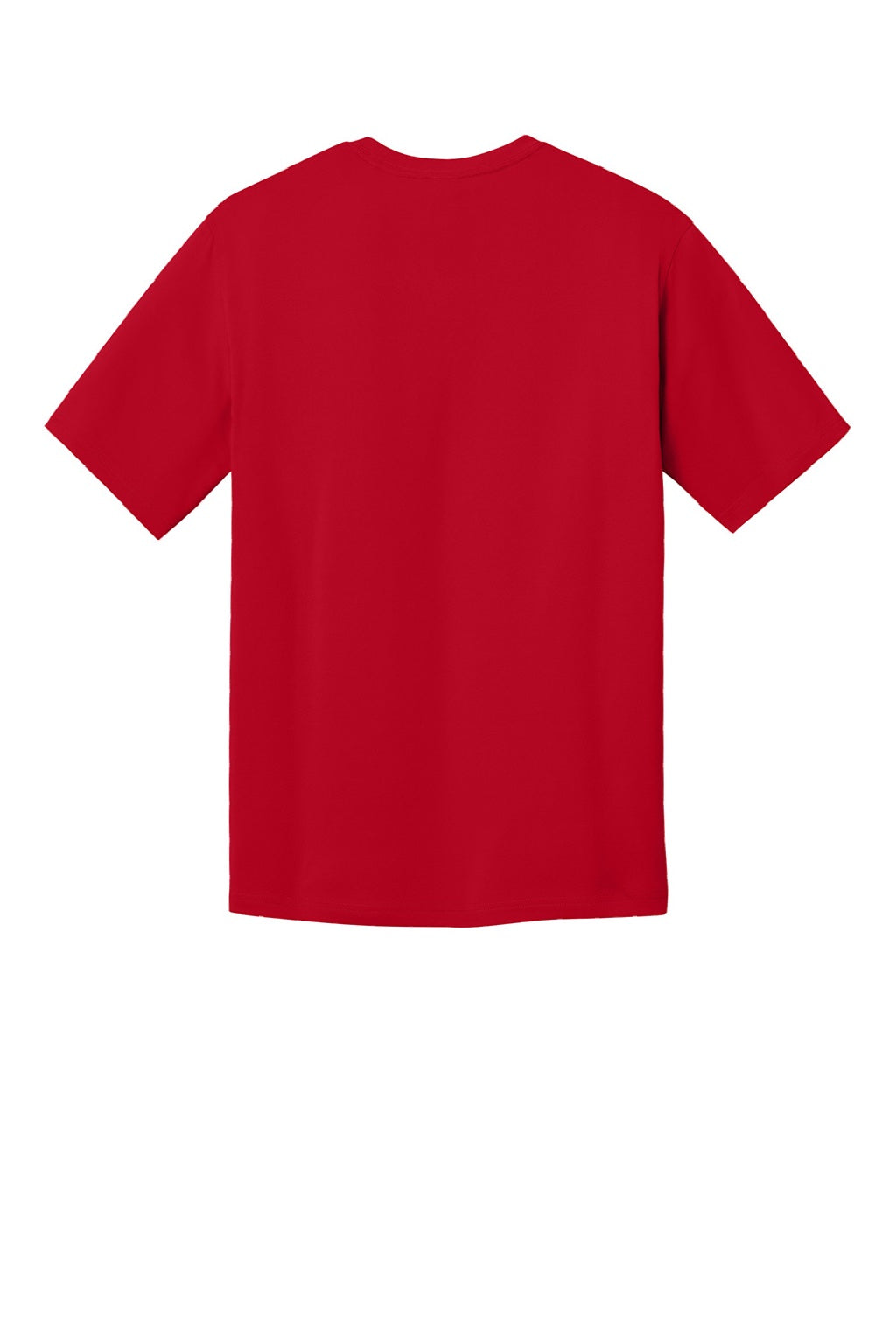 CornerStone CS440 Mens Workwear Pro Short Sleeve Crewneck T-Shirt Red Flat Back