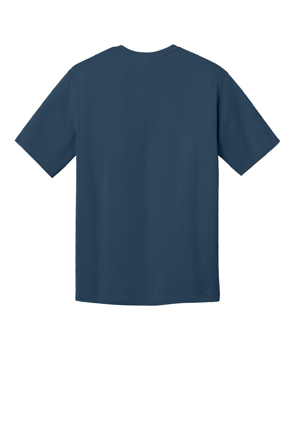 CornerStone CS440 Mens Workwear Pro Short Sleeve Crewneck T-Shirt Regetta Blue Flat Back