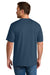 CornerStone CS440 Mens Workwear Pro Short Sleeve Crewneck T-Shirt Regetta Blue Model Back