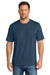CornerStone CS440 Mens Workwear Pro Short Sleeve Crewneck T-Shirt Regetta Blue Model Front