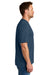 CornerStone CS440 Mens Workwear Pro Short Sleeve Crewneck T-Shirt Regetta Blue Model Side