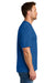 CornerStone CS440 Mens Workwear Pro Short Sleeve Crewneck T-Shirt Royal Blue Model Side