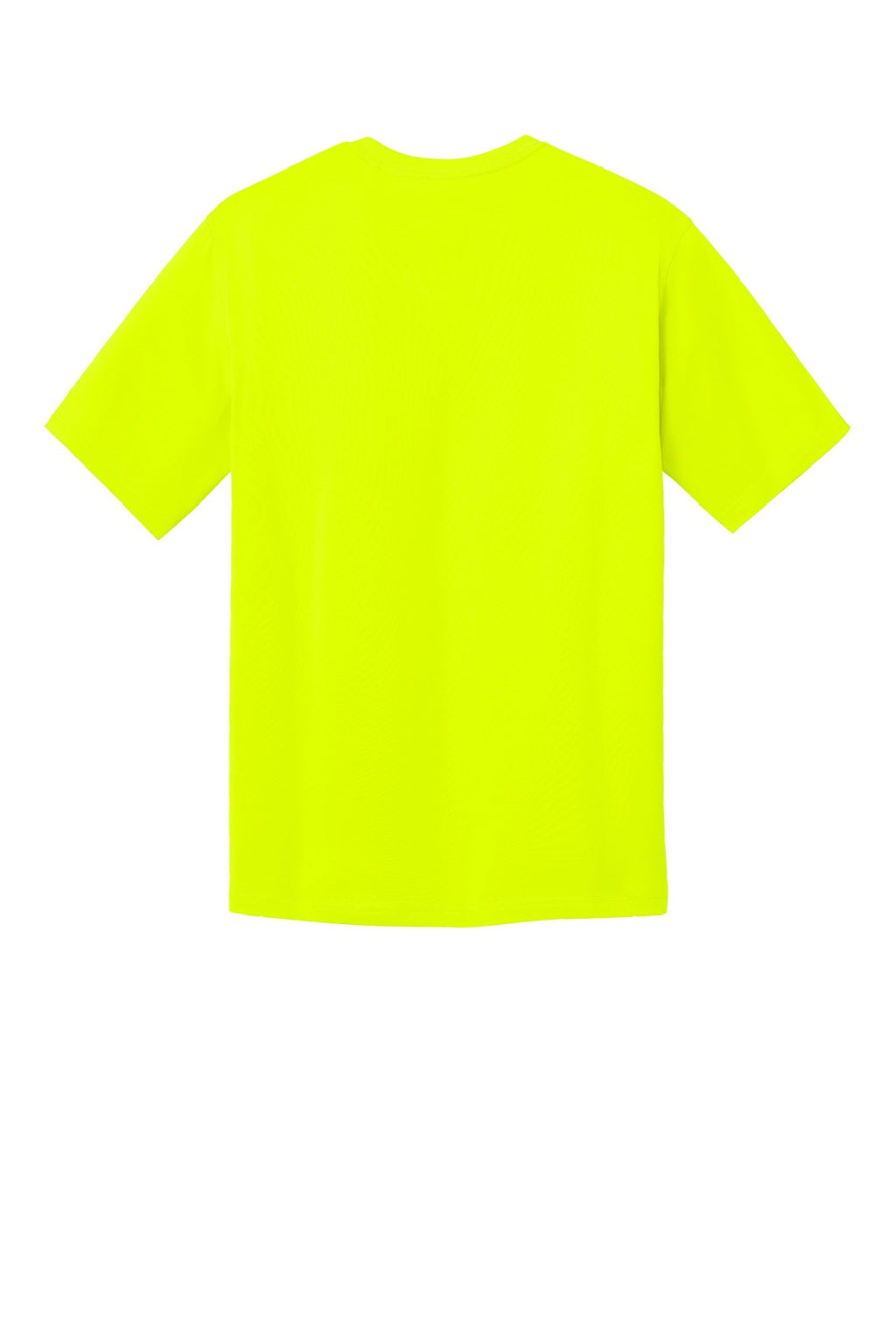 CornerStone CS440 Mens Workwear Pro Short Sleeve Crewneck T-Shirt Safety Yellow Flat Back