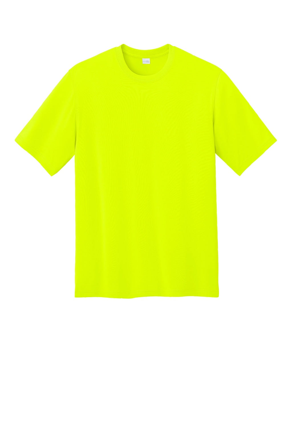 CornerStone CS440 Mens Workwear Pro Short Sleeve Crewneck T-Shirt Safety Yellow Flat Front