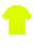 CornerStone CS440 Mens Workwear Pro Short Sleeve Crewneck T-Shirt Safety Yellow Flat Front