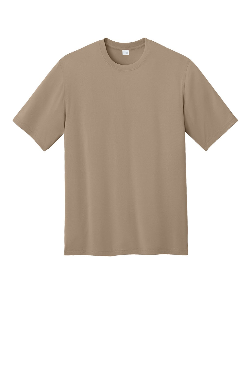 CornerStone CS440 Mens Workwear Pro Short Sleeve Crewneck T-Shirt Silver Tan Flat Front