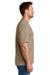 CornerStone CS440 Mens Workwear Pro Short Sleeve Crewneck T-Shirt Silver Tan Model Side