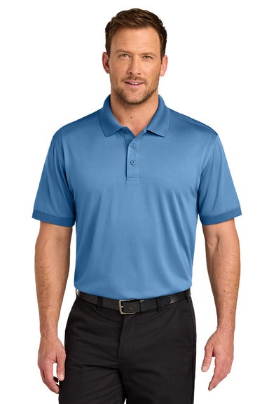 CornerStone CS450/TLCS450 Mens Workwear Pro Short Sleeve Polo Shirt Carolina Blue Model Front