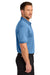 CornerStone CS450/TLCS450 Mens Workwear Pro Short Sleeve Polo Shirt Carolina Blue Model Side