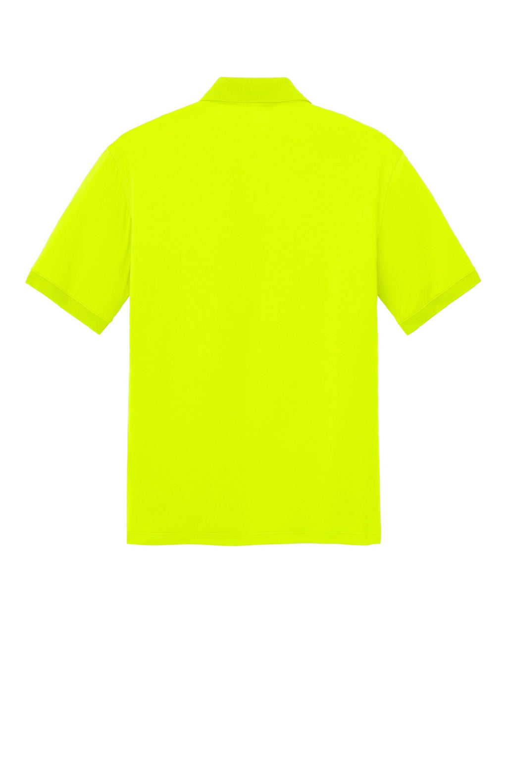 CornerStone CS450/TLCS450 Mens Workwear Pro Short Sleeve Polo Shirt Safety Yellow Flat Back