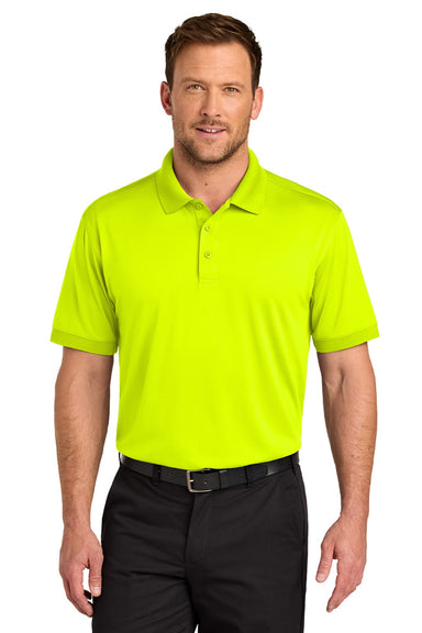 CornerStone CS450/TLCS450 Mens Workwear Pro Short Sleeve Polo Shirt Safety Yellow Model Front
