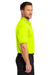 CornerStone CS450/TLCS450 Mens Workwear Pro Short Sleeve Polo Shirt Safety Yellow Model Side