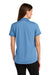 CornerStone CS451 Womens Workwear Pro Short Sleeve Polo Shirt Carolina Blue Model Back