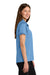 CornerStone CS451 Womens Workwear Pro Short Sleeve Polo Shirt Carolina Blue Model Side