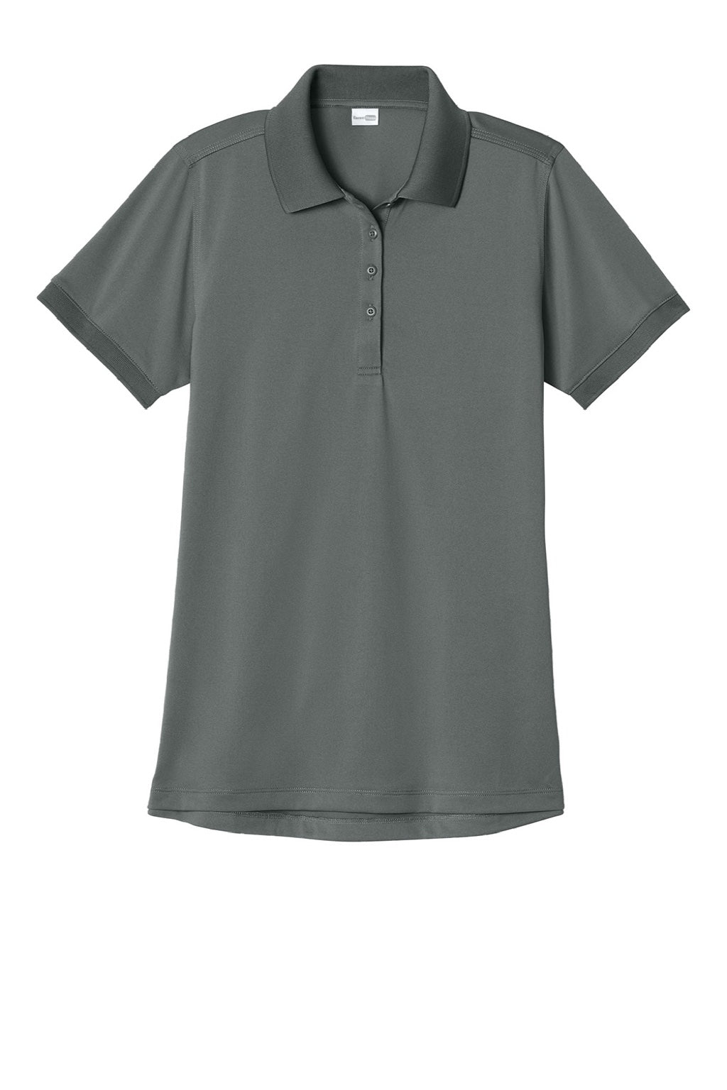 CornerStone CS451 Womens Workwear Pro Short Sleeve Polo Shirt Metal Grey Flat Front