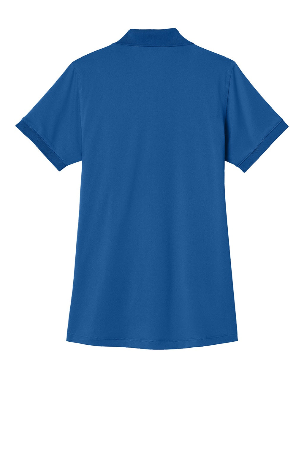 CornerStone CS451 Womens Workwear Pro Short Sleeve Polo Shirt Royal Blue Flat Back