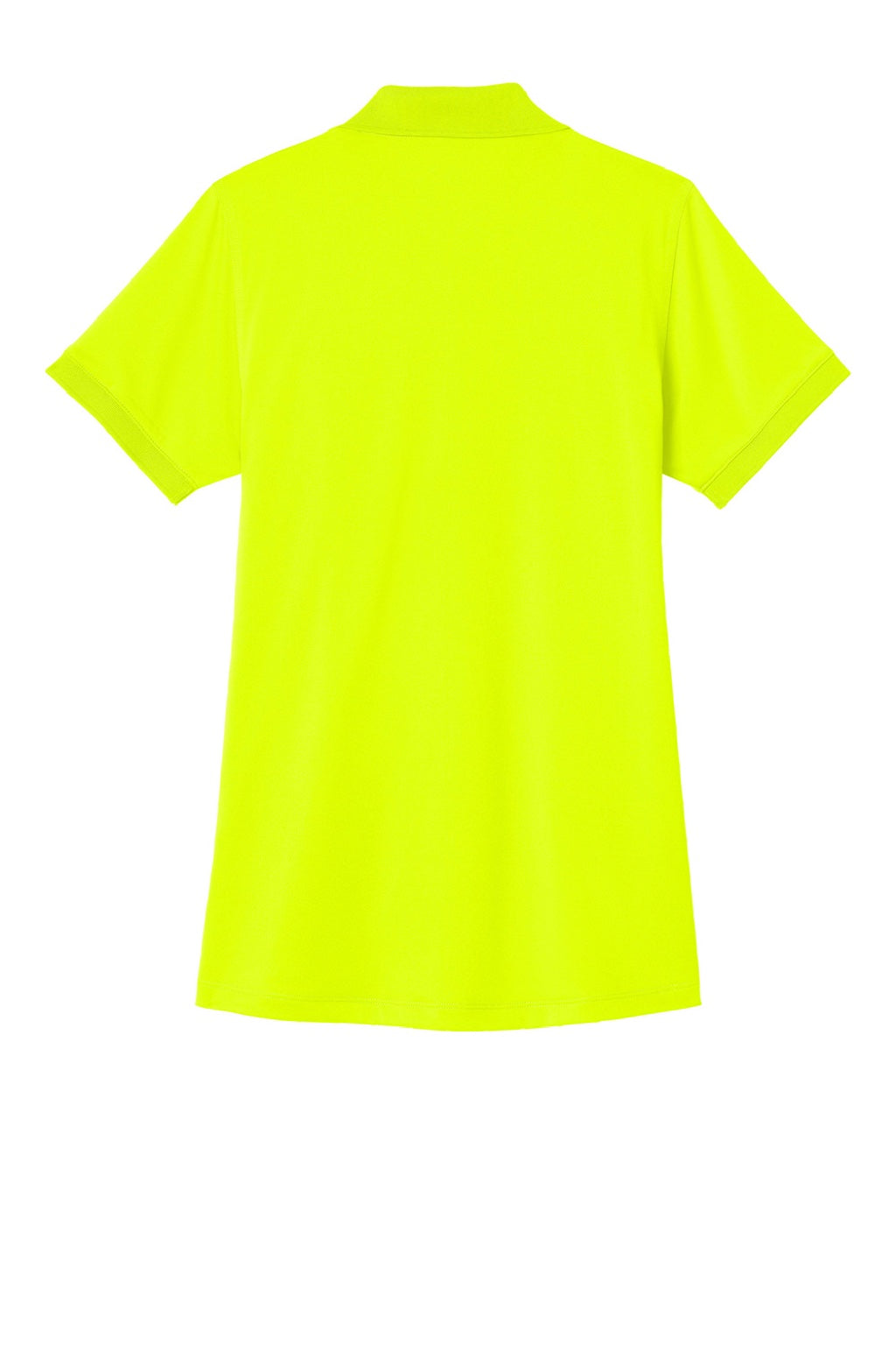 CornerStone CS451 Womens Workwear Pro Short Sleeve Polo Shirt Safety Yellow Flat Back