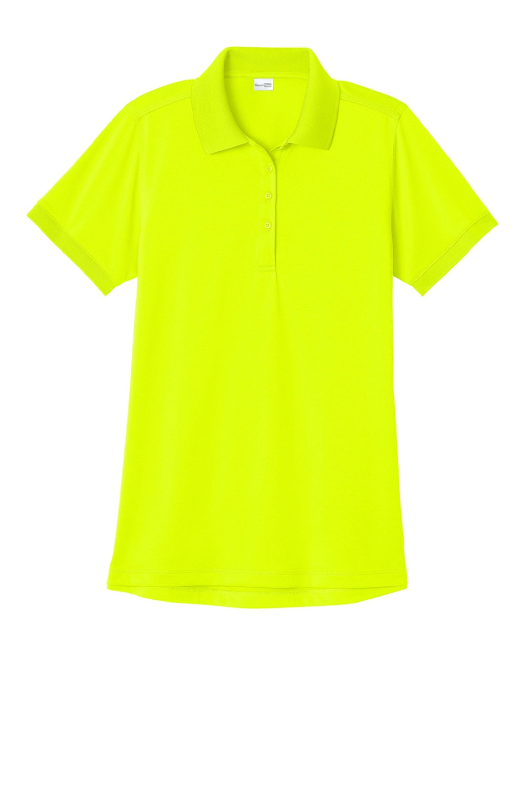 CornerStone CS451 Womens Workwear Pro Short Sleeve Polo Shirt Safety Yellow Flat Front