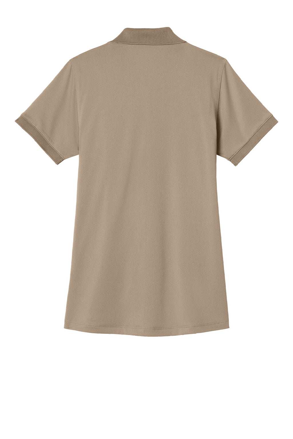 CornerStone CS451 Womens Workwear Pro Short Sleeve Polo Shirt Silver Tan Flat Back