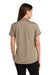 CornerStone CS451 Womens Workwear Pro Short Sleeve Polo Shirt Silver Tan Model Back