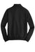 CornerStone CS626 Mens Fleece 1/4 Zip Sweatshirt w/ Pockets Black Flat Back