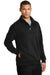 CornerStone CS626 Mens Fleece 1/4 Zip Sweatshirt w/ Pockets Black Model 3q