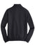 CornerStone CS626 Mens Fleece 1/4 Zip Sweatshirt w/ Pockets Dark Navy Blue Flat Back