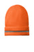CornerStone Hats CS800 Unisex Enhanced Visibility Beanie Safety Orange Flat Front