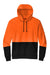 CornerStone CSF01 Mens Enhanced Visibility Moisture Wicking Fleece Hooded Sweatshirt Hoodie w/ Pouch Pocket Safety Orange Flat Front