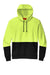 CornerStone CSF01 Mens Enhanced Visibility Moisture Wicking Fleece Hooded Sweatshirt Hoodie w/ Pouch Pocket Safety Yellow Flat Front