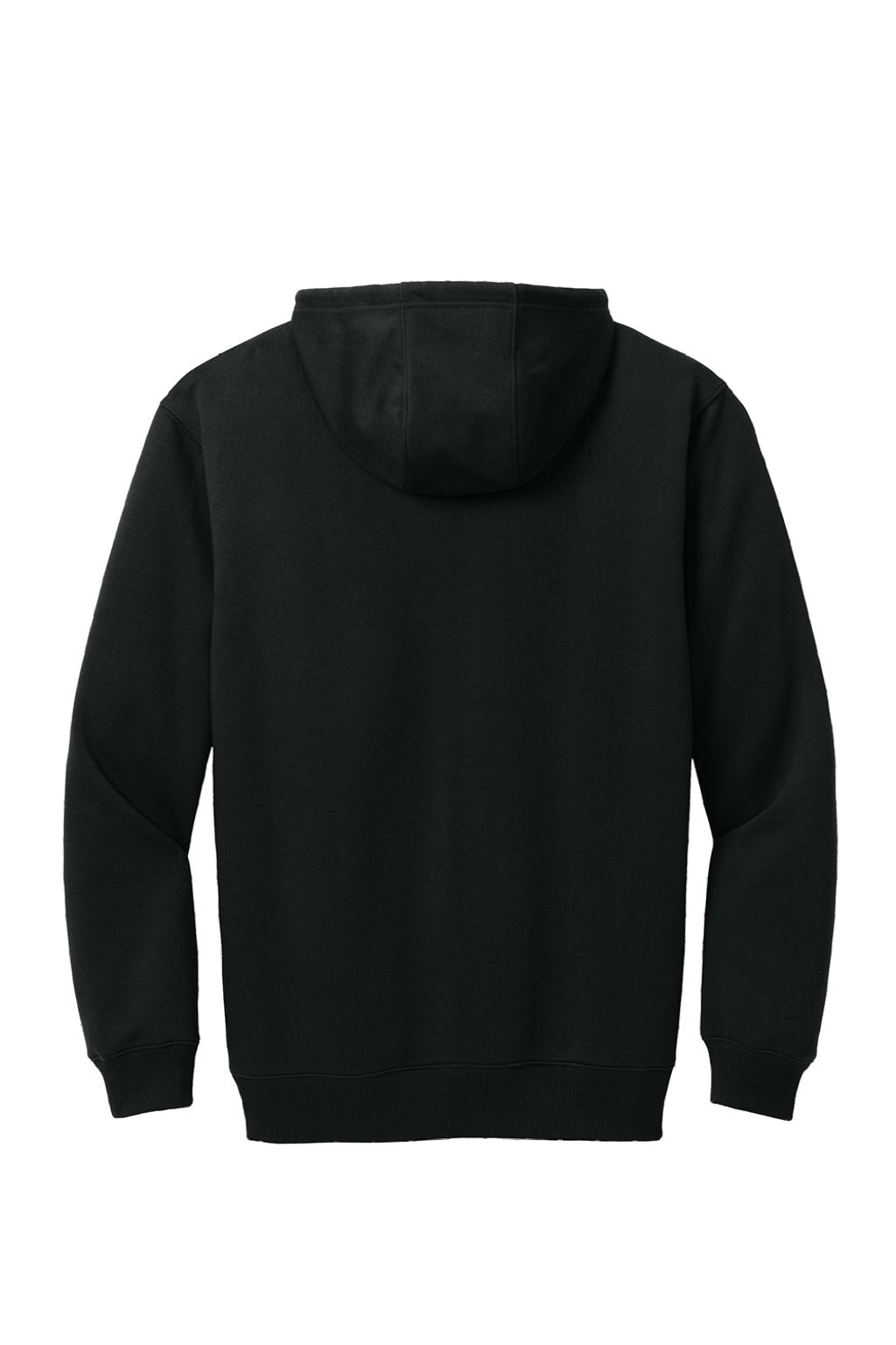 CornerStone CSF630 Mens Tough Fleece Hooded Sweatshirt Hoodie w/ Pouch Pocket Black Flat Back