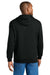 CornerStone CSF630 Mens Tough Fleece Hooded Sweatshirt Hoodie w/ Pouch Pocket Black Model Back