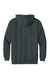 CornerStone CSF630 Mens Tough Fleece Hooded Sweatshirt Hoodie w/ Pouch Pocket Heather Charcoal Grey Flat Back