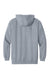 CornerStone CSF630 Mens Tough Fleece Hooded Sweatshirt Hoodie w/ Pouch Pocket Heather Grey Flat Back